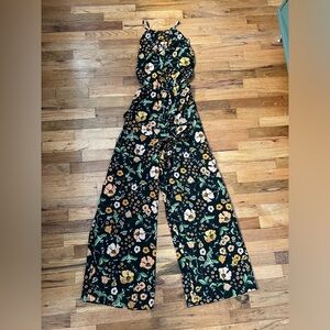 Baltic Born Floral Jumpsuit, Size Large